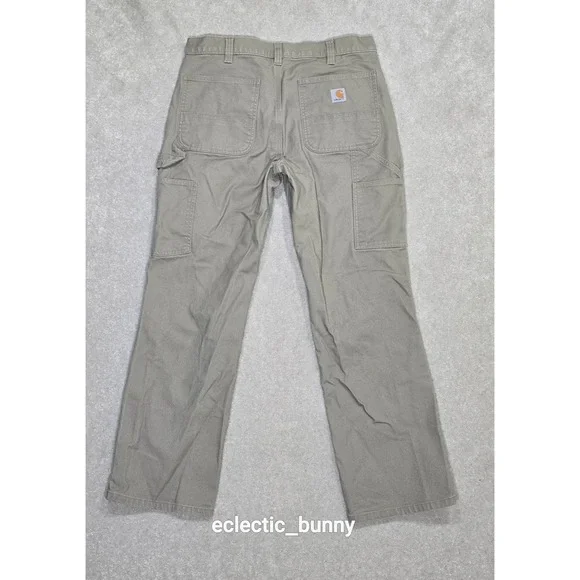 Carhartt Rugged Flex Relaxed Fit Duck Utility Work Pants Gravel 34x30 103279 251 - Picture 1 of 11